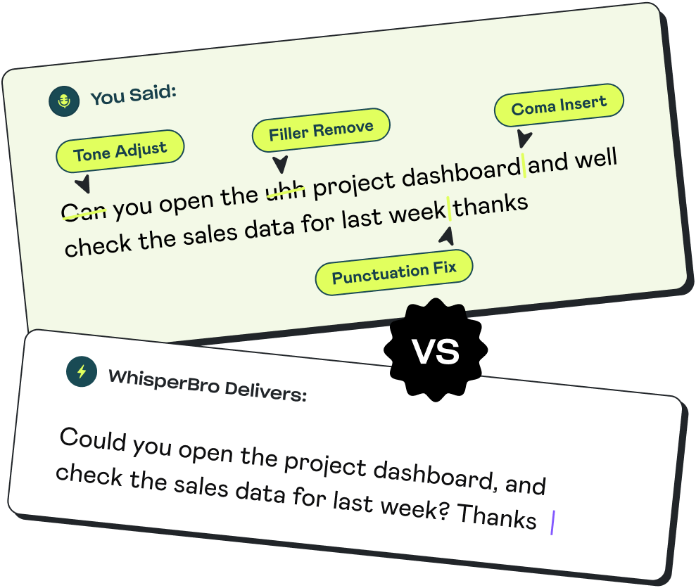 Traditional speech recognition vs semantic voice typing